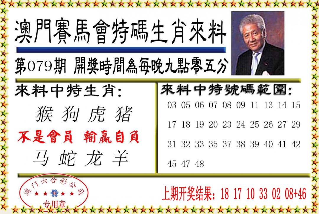 079期特码生肖来料[图]